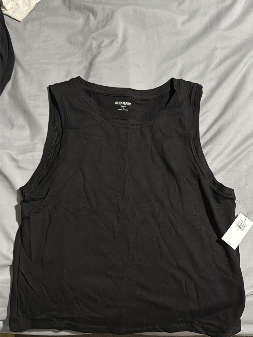 Old Navy Black Women's Muscle Tank Top